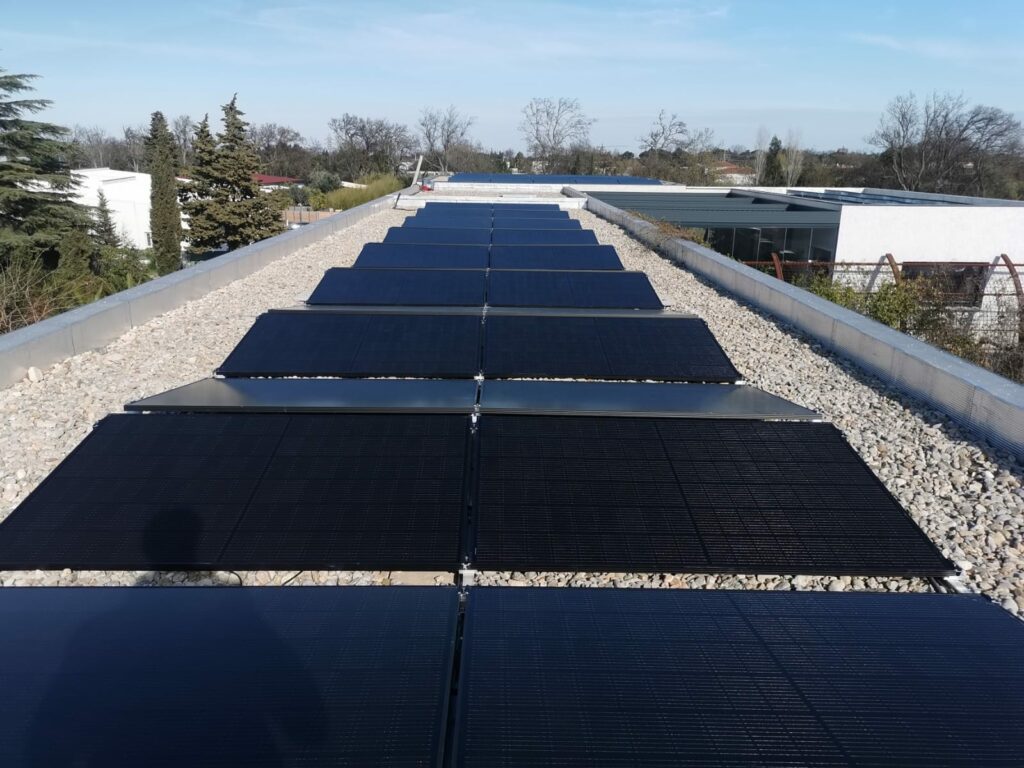 Photo panneau photovoltaïque 1